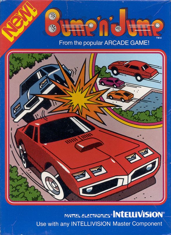 Bump 'n' Jump box art for Colecovision